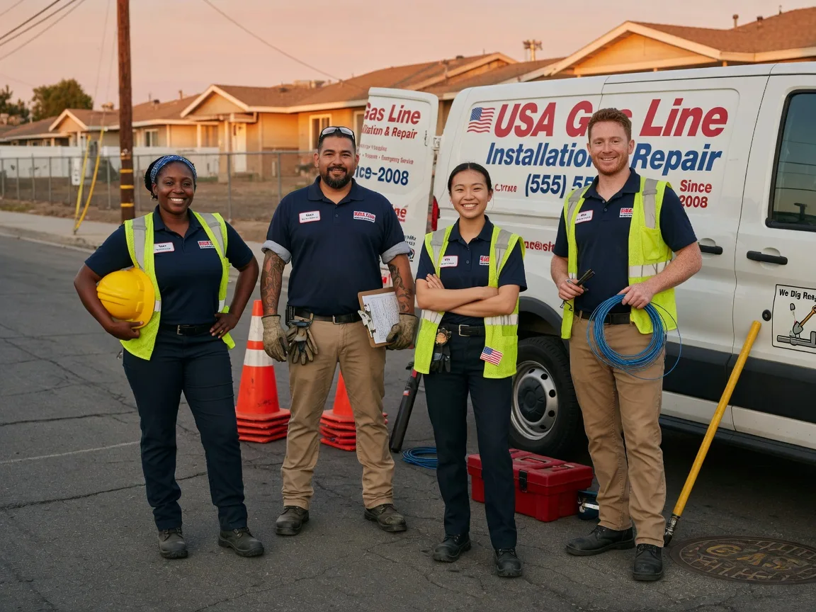 Gas Line Installation company in Delmont, SD